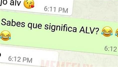 que significa alv en chat|alv para adultos significado.